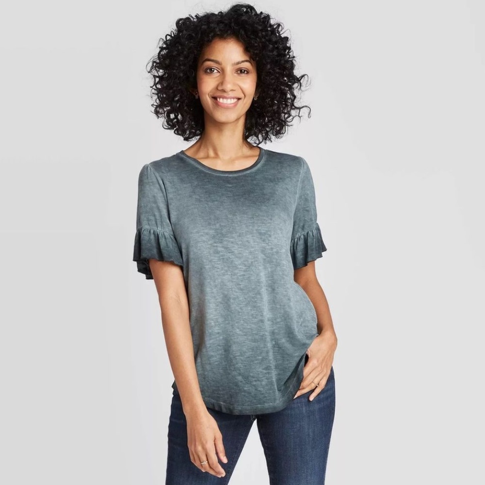 Knox Rose Charcoal Shirt size Large